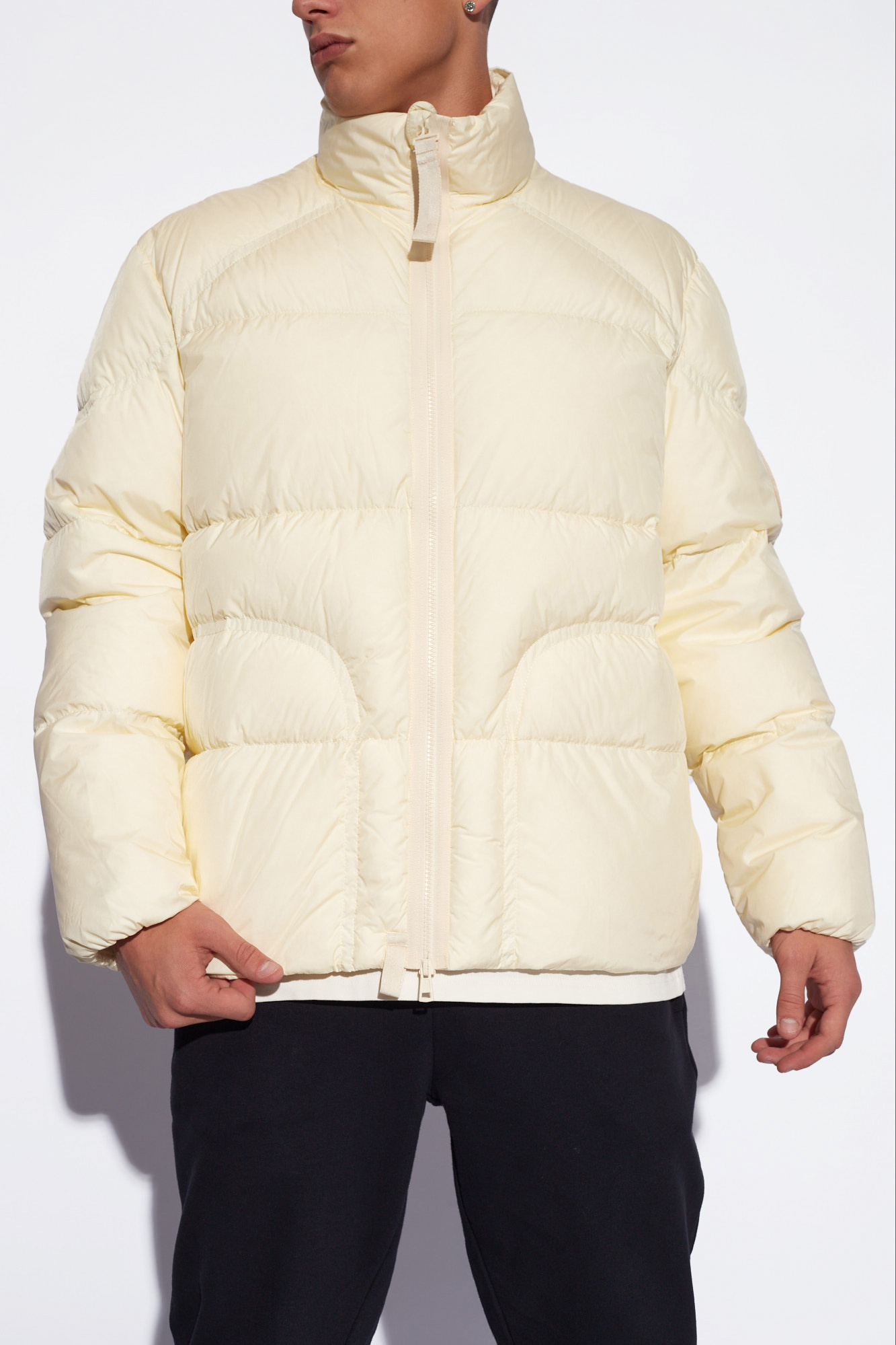 Cream moncler outlet jacket